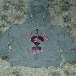 Puma Toddler Girl Hoodie Sweatshirt Size 18 Months